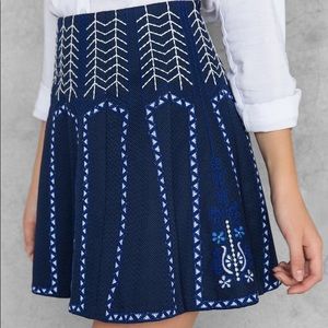 Francesca’s Embroidered Skirt